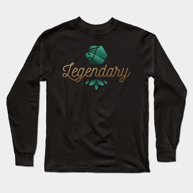 Legendary Emblem Long Sleeve T-Shirt by EarlAdrian